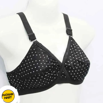 Pack of 4 Women's Multi-Color Jersey Printed Bra and Briefs