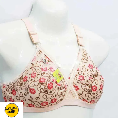 Pack of 4 Women's Multi-Color Jersey Printed Bra and Briefs