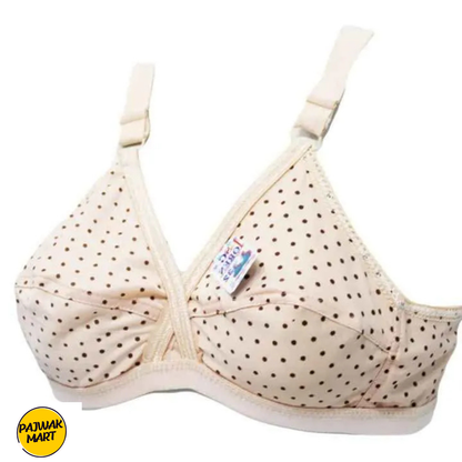 Pack of 4 Women's Multi-Color Jersey Printed Bra and Briefs