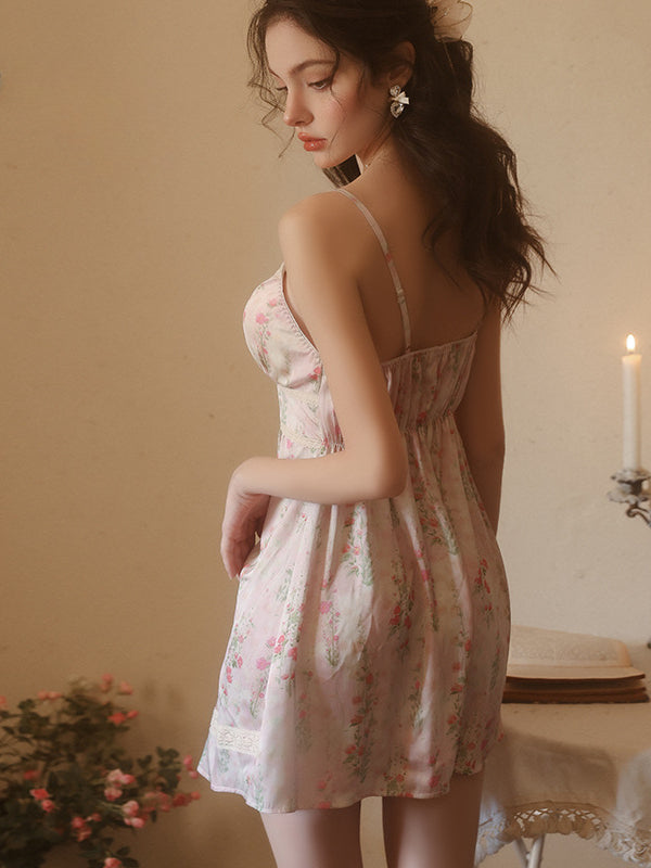 Plus Size Deep V Satin Sleepwear Set – Sweet & Sexy