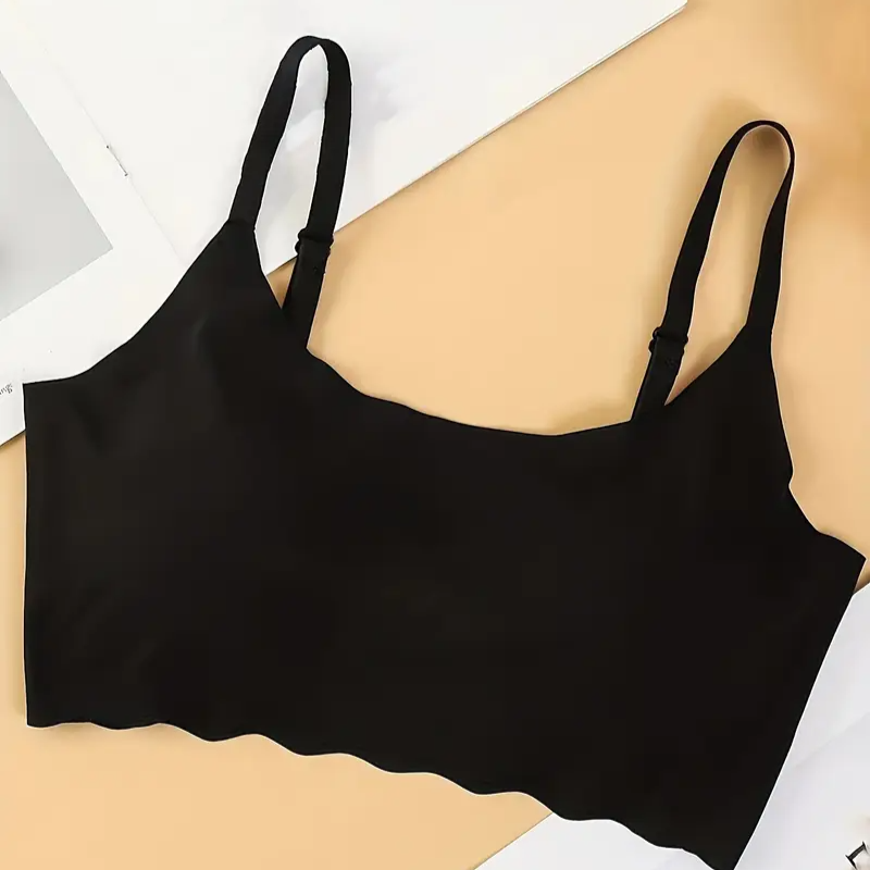 Seamless Wireless Padded Bra for Women, Removable Pads