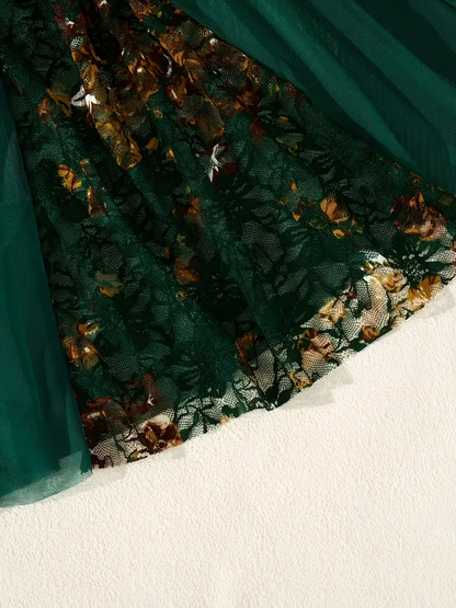 Women’s Sexy V-Neck Lace Nightgown – Backless Sleeveless Sleepwear