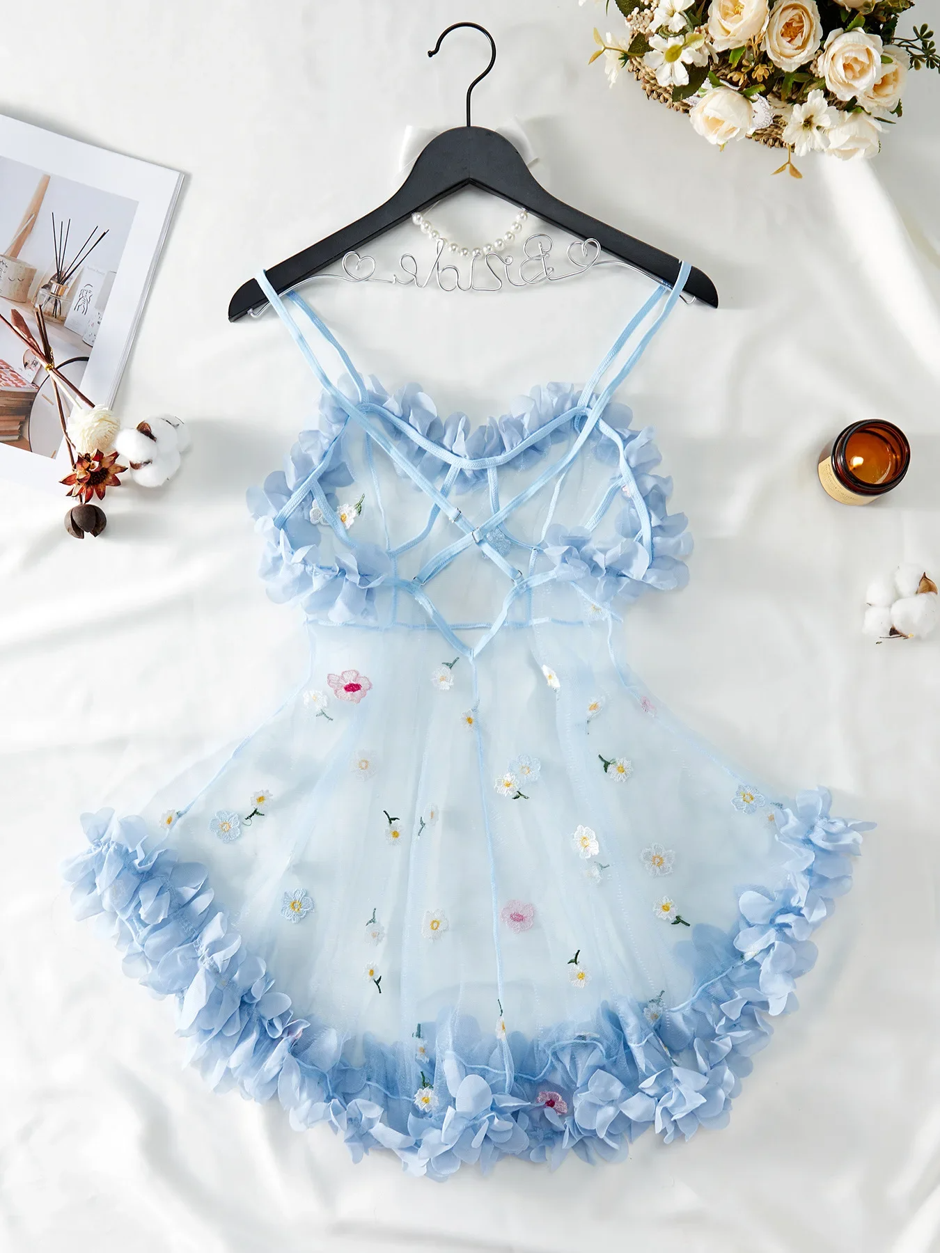 Sexy Lace Hollow-Out Women’s Sleepwear – Comfortable Intimate Lingerie